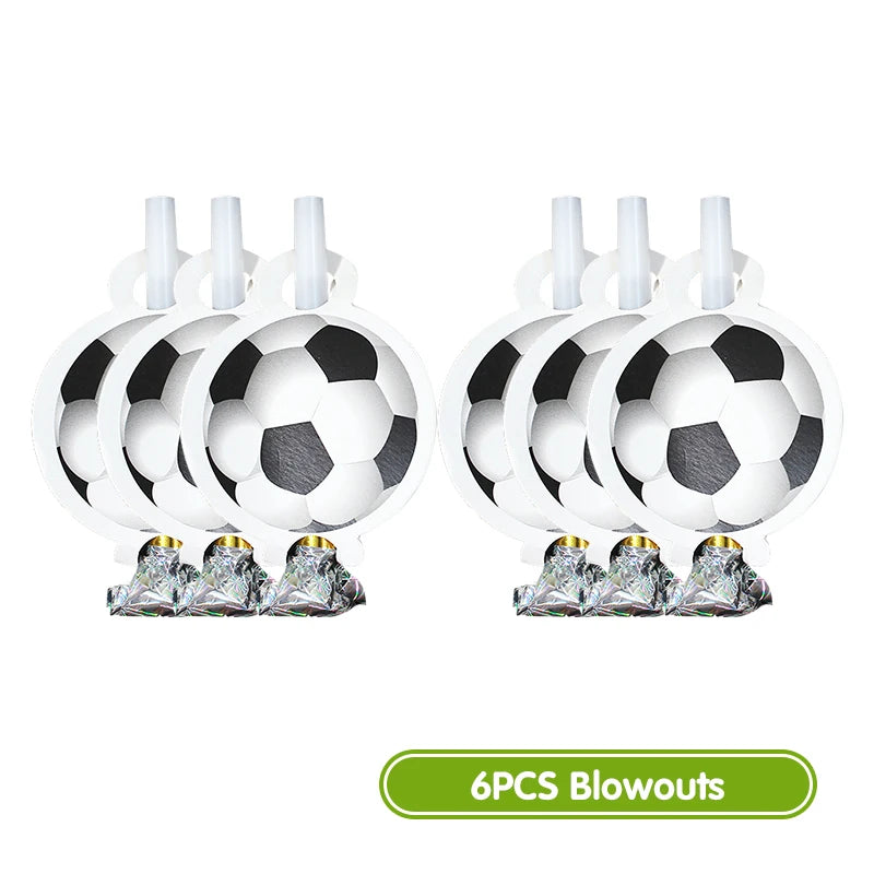 Football Birthday Decoration Party Supplies Tableware Balloons Set Candy Gift Boxes Football Birthday Gifts Kids Birthday Favors