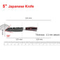 Damascus Chef's Knife Kitchen Knives Set Professional Boning Knife Meat Cleaver Utility Knife Japanese Santoku Knife with Cover