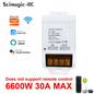 ZIGBEE/WiFi Smart Switch 30A 6600W/4000W Relay Module AC DC7-32V 85-250V Timer Home Automation Alexa Works with Tuya Smartlife