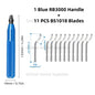 Deburring Tool RB3000 with 1 or 11 High Speed Steel Swivel Blades BS1010 BS1018 BK3010 BS3010 360 Degree Rotary Head Burr Remove