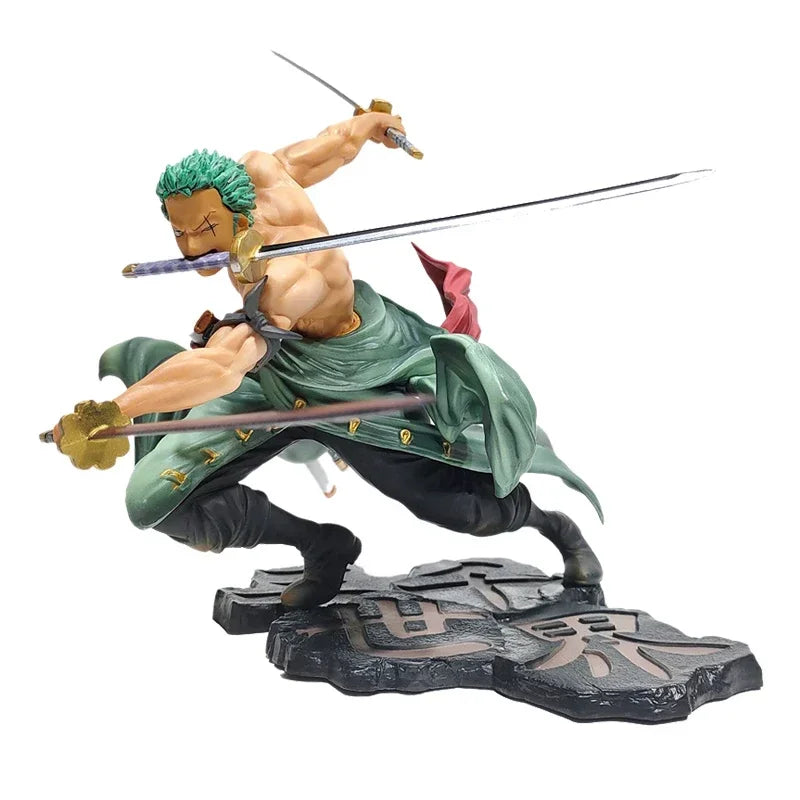 Anime Figure One Piece Luffy Roronoa Zoro Three-Blade Sa-Maximum Manga Statue PVC Action Collection Model Toys