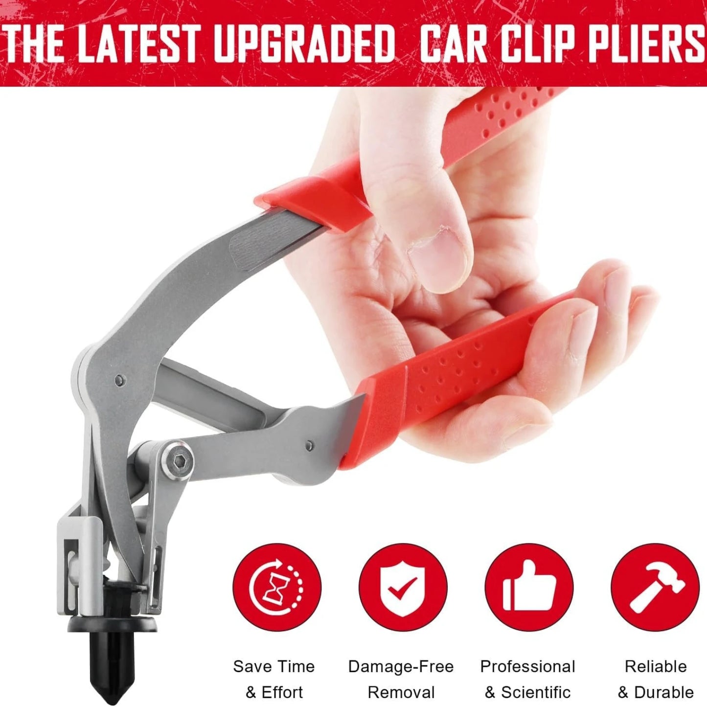 Car Clip Pliers Panel Clip Removal Pliers Nail Fastener Removal Tool for Removing Automotive Fasteners Clips Trunk Repair Tool