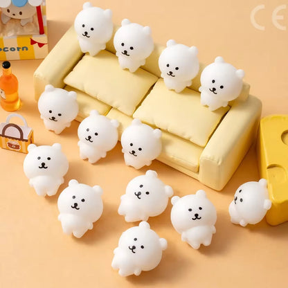 Soft Self deprecating Bear Squeeze Stress Relief Toy Pinch Small Nose Ga Slow Rebound Decompression Squishy Toys For Kid Gifts