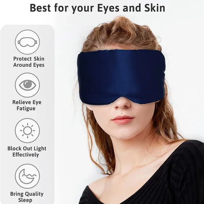 New Silk Sleep Night Mask Eye Mask Sleeping Blindfold for The Night Sleep Band Eyes Cover