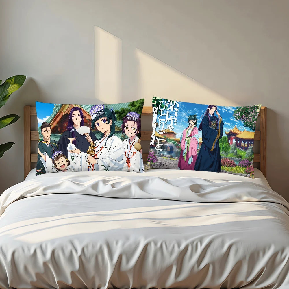 anime cushion cover Rectangle Pillow Cover The Apothecary Diaries Maomao Home Sofa living Room Office Coffee Shop Pillowcase