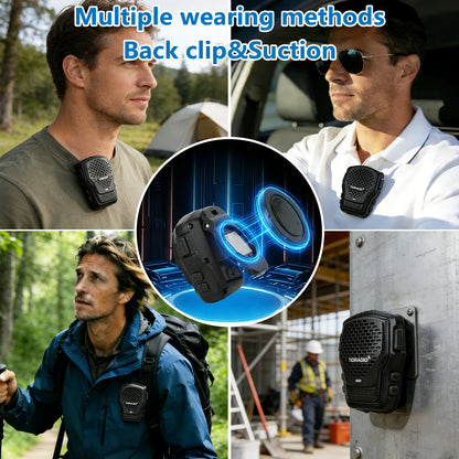 TIDRADIO Q2L Walkie Talkie Wireless Handheld Speaker Mic AI Noise Reduction Wireless Microphone Support Zello Odmastr Program