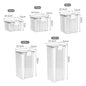 Sealed Jars Kitchen Grain Storage Organizer Large Tank Plastic Moisture-proof Storage Box Household Seasoning Jars Set 2030
