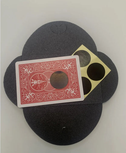 Color Changing Black Hole Magic Tricks Card Vanishing Close Up Props Easy To Do Magician Props Illusion Gimmick