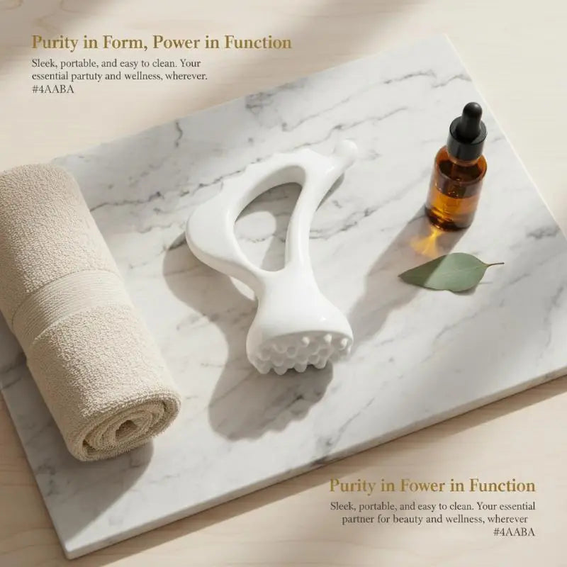 Ceramic Gua Sha Board Skin Scraping Tools Face Massager Whole Body Carving Body Guasha, Body Massage Tool~