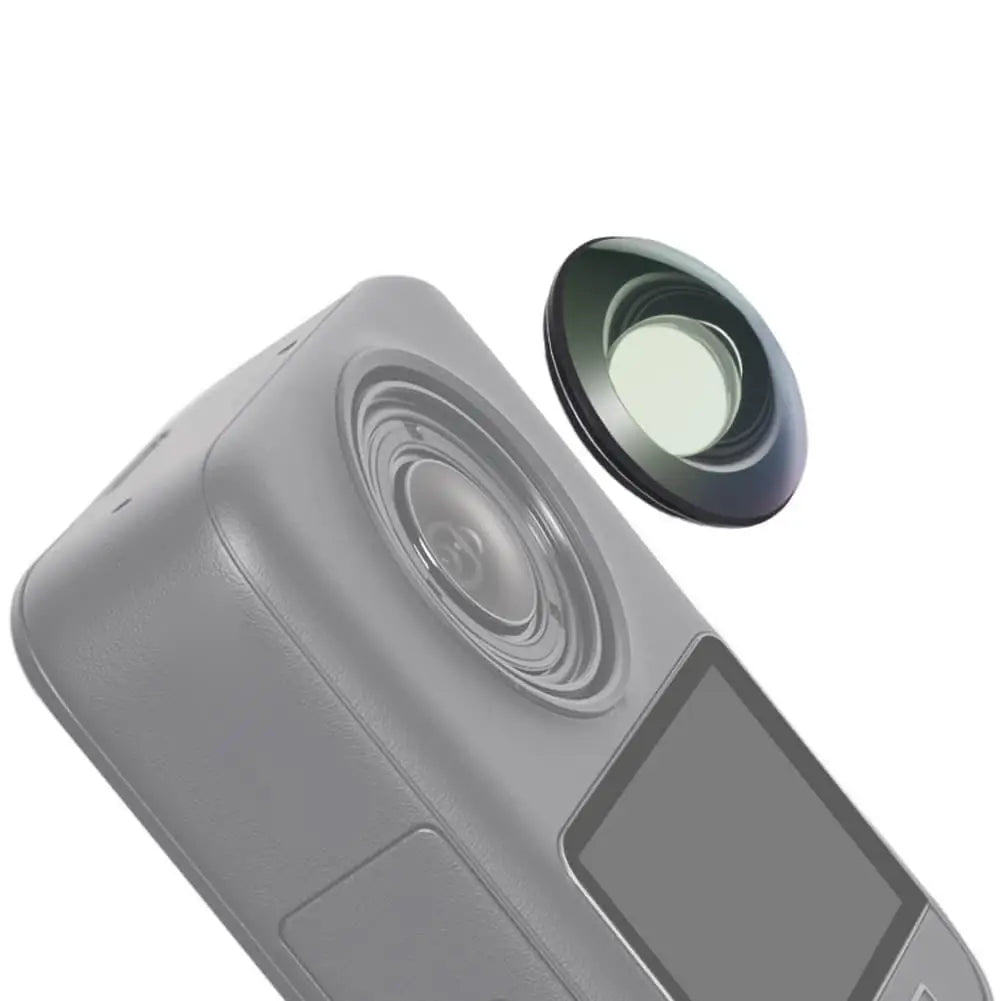 Replacement Kit for DJI Osmo 360 Accessories, Optical Glass with Aluminum Alloy Ring + Assembly & Disassembly Tool, Camera Lens