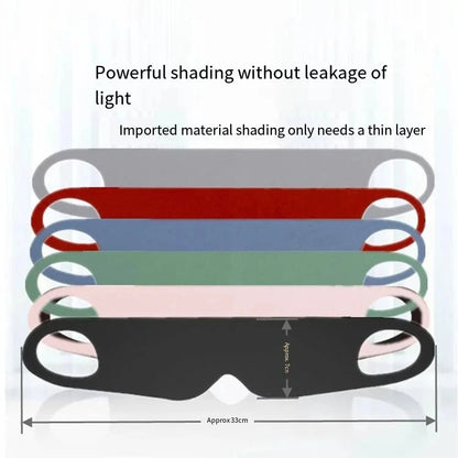 Comfortable Sleep Blackout Eye Mask Travel Eyepatch Thin Soft Eyeshade Nap Goggles Soild Color Washable Eye Protection Blindfold
