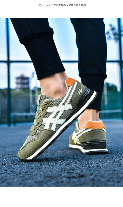 Double Star Training Walking Shoes, Breathable Mesh Sports Shoes, Versatile Fashion Trendy Men's Shoes
