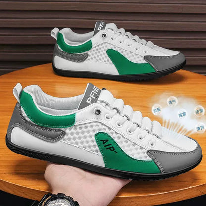 Brand protection  new men's lightweight non-slip breathable wear-resistant running sports fashion versatile casual shoes
