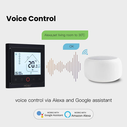 MOES Tuya WiFi ZigBee Smart Thermostat Room Temperature Controller for Water Electric Floor Heating Gas Boiler Alexa Google Home