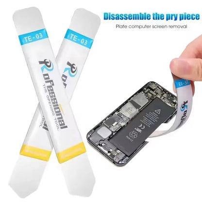 1-6PCS Stainless Steel Blade Soft Thin Pry Spudger Cell Phone Tablet Screen Battery Opening Tools for Samsung iPhone iPad Opener