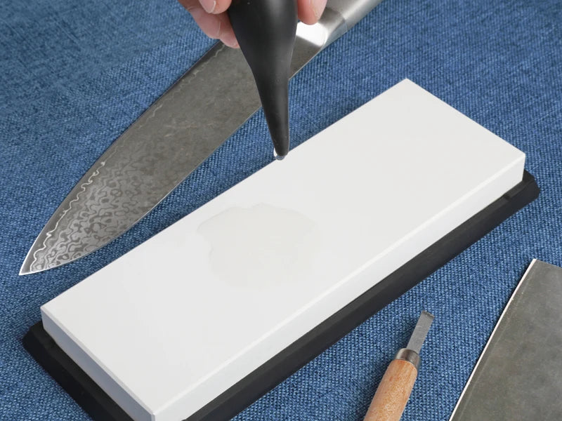 PROYAN Grit240#15000# Professional Sharpening Stone  White Alundum Whetstone Kitchen Knife Sharpener Woodworking Grindstone Tool