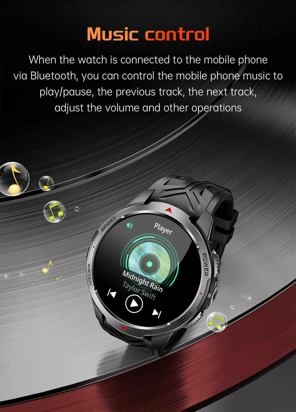 LIGE 1100mAh Military Outdoor Smart Watch Men 1.7" Large Display Compass Sports Watch IP68 Waterproof Bluetooth Call Smartwatch