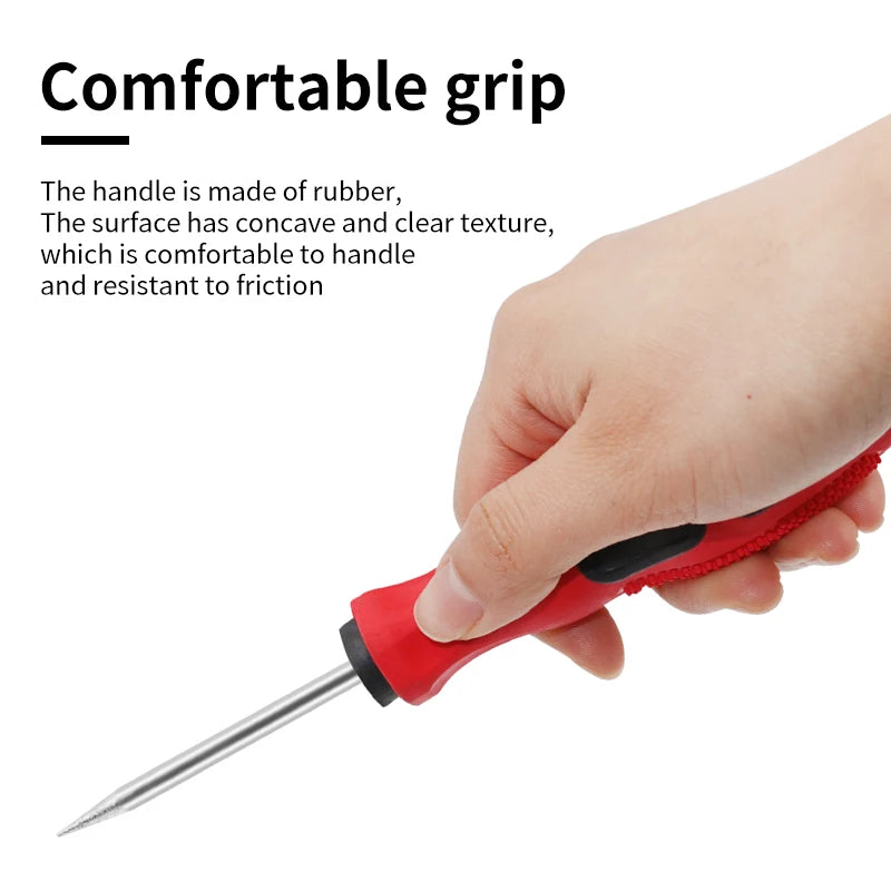 Awl Straight Cone Handle Tool Awl Hand Stitching Taper Needle Tool Craft Sewing Supplies Floor Wall Seam Cleaning Tool