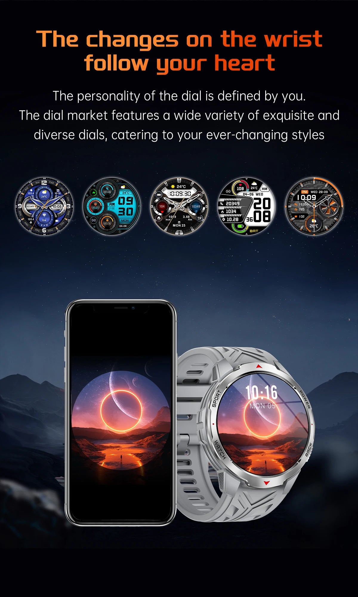 LIGE 1100mAh Military Outdoor Smart Watch Men 1.7" Large Display Compass Sports Watch IP68 Waterproof Bluetooth Call Smartwatch