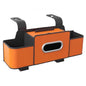 Multifunctional Car Organizer with Cup Holder Tissue Box and Hooks Vehicle Seat Back Hanging Storage Box Travel Accessories