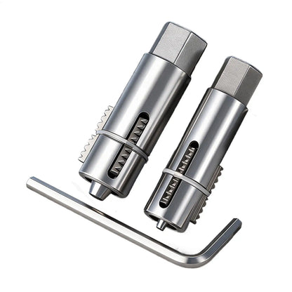 12mm And 14mm Broken Pipe Extractor Tool Adjustable Damaged Thread Extractor With Hex Wrench For Faucet Valve Tool accessories