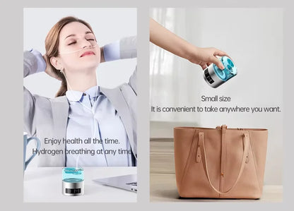 USB Battery-Powered Portable Hydrogen-Rich Water Cup 6000 Ppb 9000 Ppb for Home And Car Use