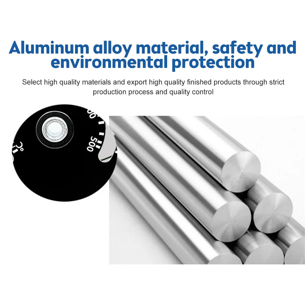 0~500 ℃ Magnetic Thermometer Wood Stove Chimney Flue Pipe Temperature Meter for Avoiding Overheat Temperature Test Detactor