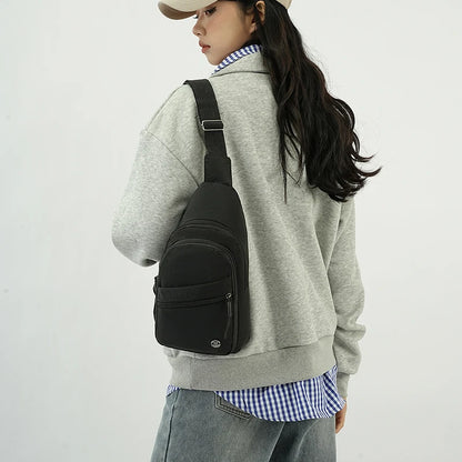 Large Capacity Women's Shoulder Bag Oxford Crossbody Purse Lightweight Travel Pack for Outdoor Hiking Casual Daily