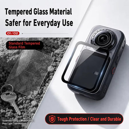 For Insta 360 X6 Camera Protective Accessory Kit Lens Guard/Silicone Protective Cover/Screen Protectors/Anti-loss Rope