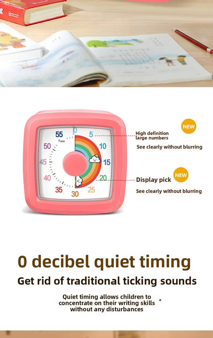 School Visual Timer for Children with Night Light, Digital Stopwatch, Pomodoro Timer for Kitchen and Home Use