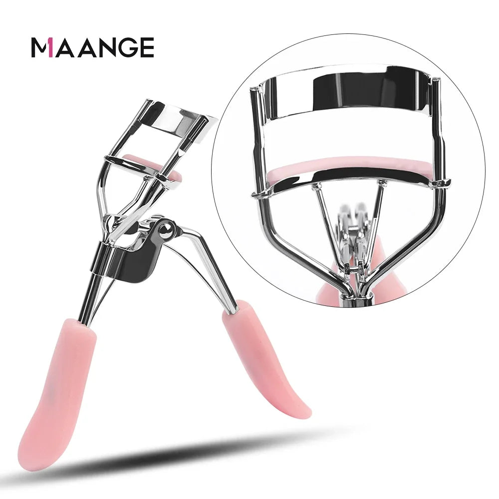 CNKESS 1Pc Pro Makeup Eyelash Curler Beauty Tools Lady Women Nature Style Cute Eyelash Handle Curl Eye Lash Curler random color