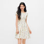 Semir Women Dress Bowknot Waist Print Floral Dress 2026 Summer Sweet Casual Style