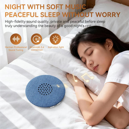 Mini Sleeping Bluetooth 5.3 Speaker Under Pillow Sound Machine With White Noise HiFi Stereo Audio Soundbar MP3 Music Player New