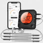 Bluetooth Meat Thermometer Digital BBQ Kitchen Thermometer Support 6 Probe for Smoker Cooking Grill Oven Candy