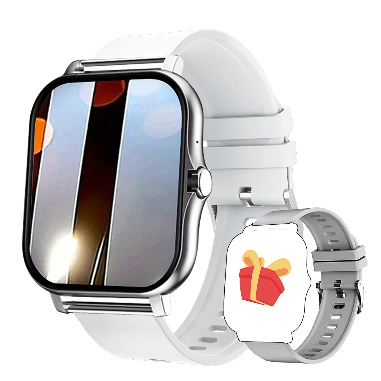 New SmartWatch 1.44-inch Color Screen Full Touch Custom Dial Smartwatch Bluetooth Talking Fashion Smartwatch Men's and Women's