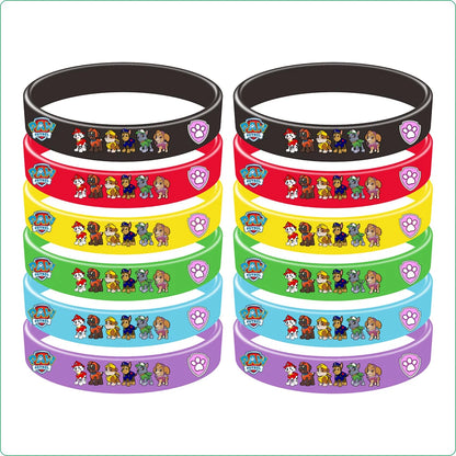 Paw Patrol Party Favors Slap Bracelet Stamps Keychains Gift Bag Stickers Birthday Party Decoration Christmas Stocking Fillers