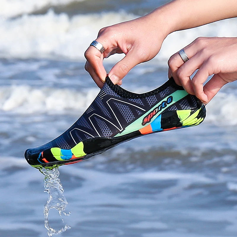 Men Water Swimming Shoes Women Sneakers Barefoot Beach Sandals Upstream Aqua Shoes Quick-Dry River Sea Diving Surfing Seaside