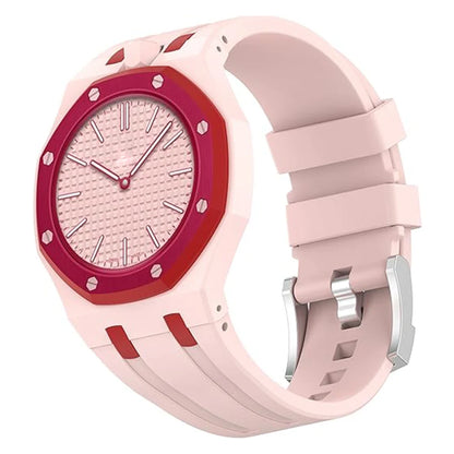 PC Case+Silicone Strap for Swatch X AP Royal Pop Pocket Watch Changer To Wristwatch Integrated Modification Accessories