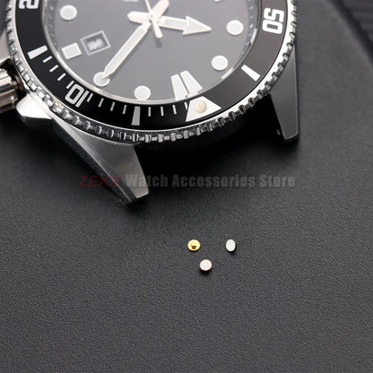 Green Luminous Pip Suitable for Omega Seamaster 300 Bezel Insert Lume Pip 12 Clock Scale Watch Bezel Luminous Pearl Replace Part