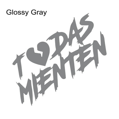 Funny TODAS MIENTEN Car Body Stickers Vinyl Waterproof Automobiles Side Door Window Tank Decals Decoration Styling Accessories