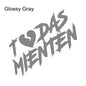 Funny TODAS MIENTEN Car Body Stickers Vinyl Waterproof Automobiles Side Door Window Tank Decals Decoration Styling Accessories