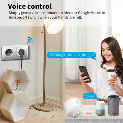 Tuya Smart Wifi Zigbee Plug US Standard Wireless Outlet 16A Remote Control Smart Home Appliances Work With Alexa Google Home