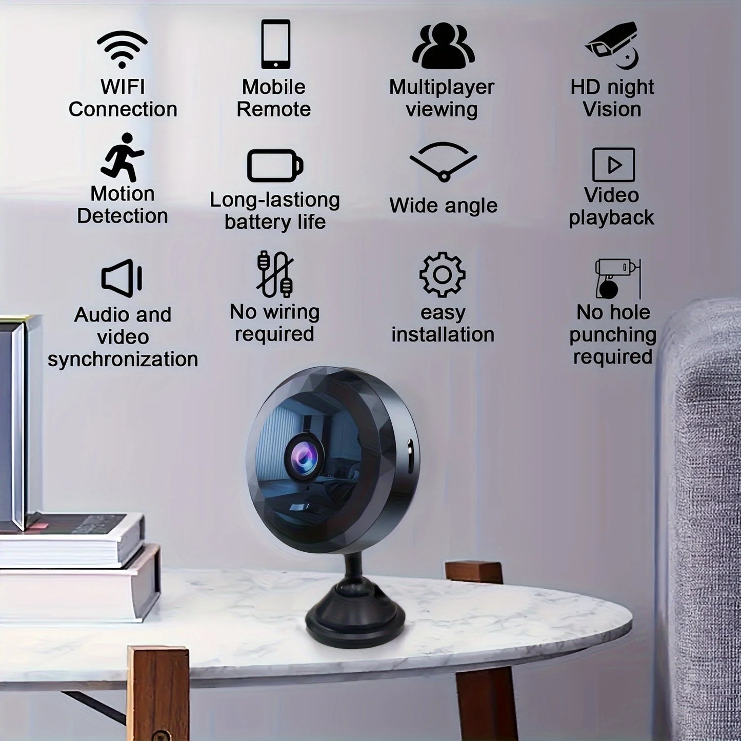 A11 HD Camera Mini 1080P Wireless WiFi Monitoring Video Security Camera Rechargeable Battery Motion Detection Camcorders