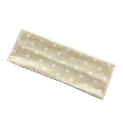 1-6Pack Polka Dot Headband for Women Non Slip Elastic Floral Hairbands Soft Fabric Hair Bands for Yoga Workouts Breathable
