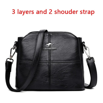 Casual Women's Bag High Quality Pu Leather Shoulder Bags for Women 2022 Ladies Crossbody Bag Purses and Handbags Luxury Designer