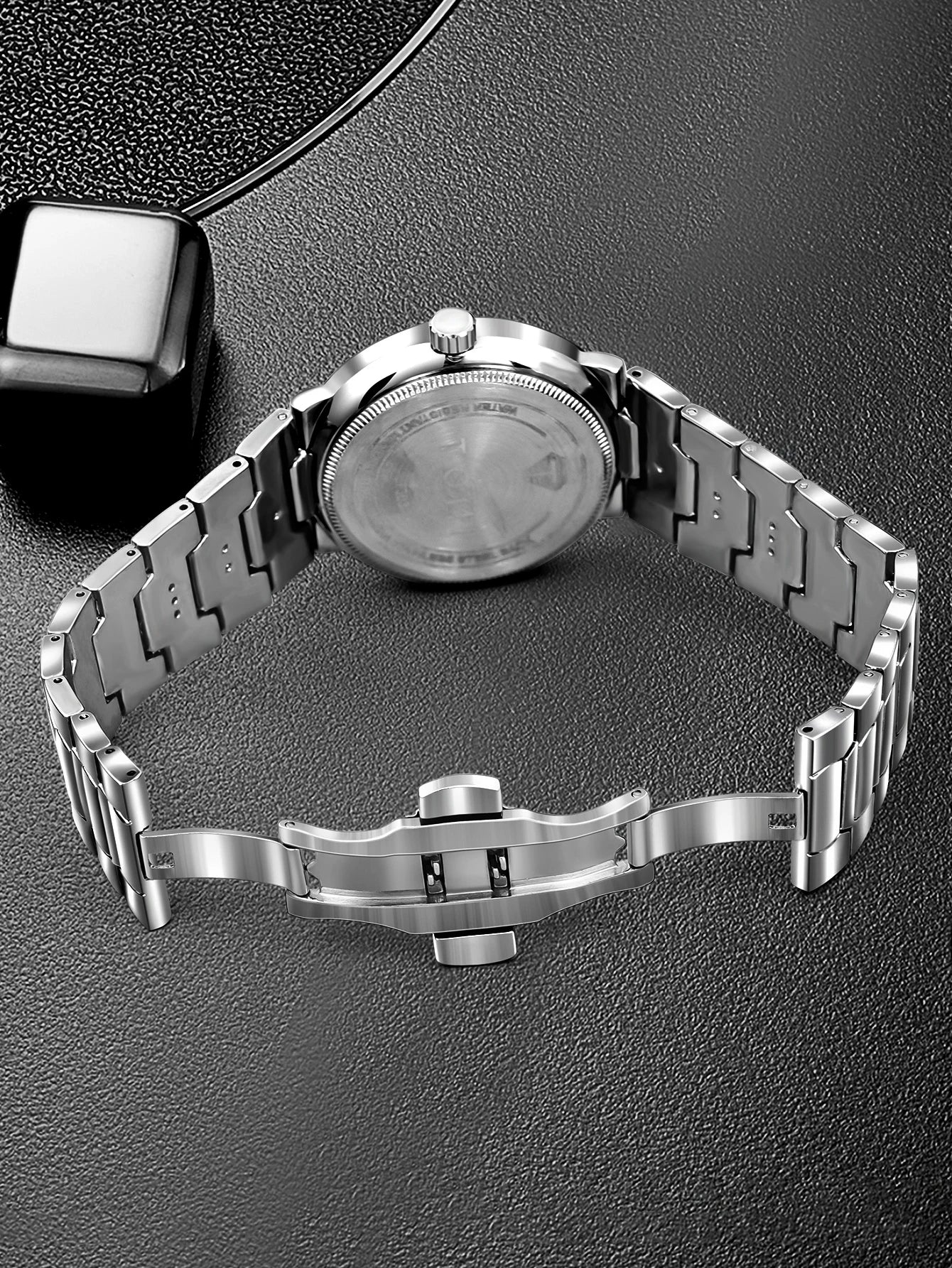 TOMI Luxury Business Men's Watch Gift Box Set Lapel Box Trendy Simple Multi-functional Quartz Watch Men's Watch Christmas