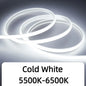 1-35M COB Strip Light Pure Silicone Tube 288LEDs/M High Bright Flexible String Lamp Waterproof 220V 110V For Villa Garden Yard