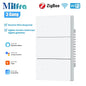 Milfra Smart Switch Zigbee WIFI Light Switch 1/2/3/4/6 Gang Voice Control Work With Alexa Google Home Tuya Control With Neutral