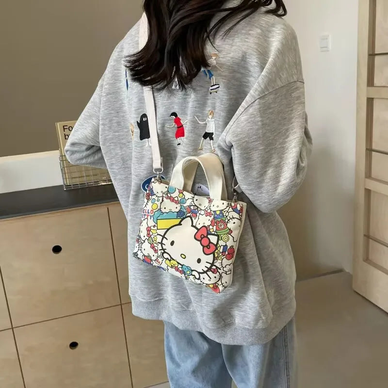 Sanrio Hello Kitty Single Shoulder Bag Fashion Handbag Casual Crossbody Bag