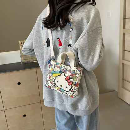 Sanrio Hello Kitty Single Shoulder Bag Fashion Handbag Casual Crossbody Bag